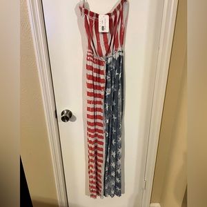 NWT strapless maxi dress -women’s size Small